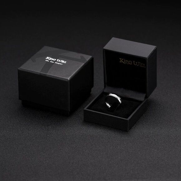 KING WILL CLASSIC 6MM TUNGSTEN RING - Picture 7 of 11